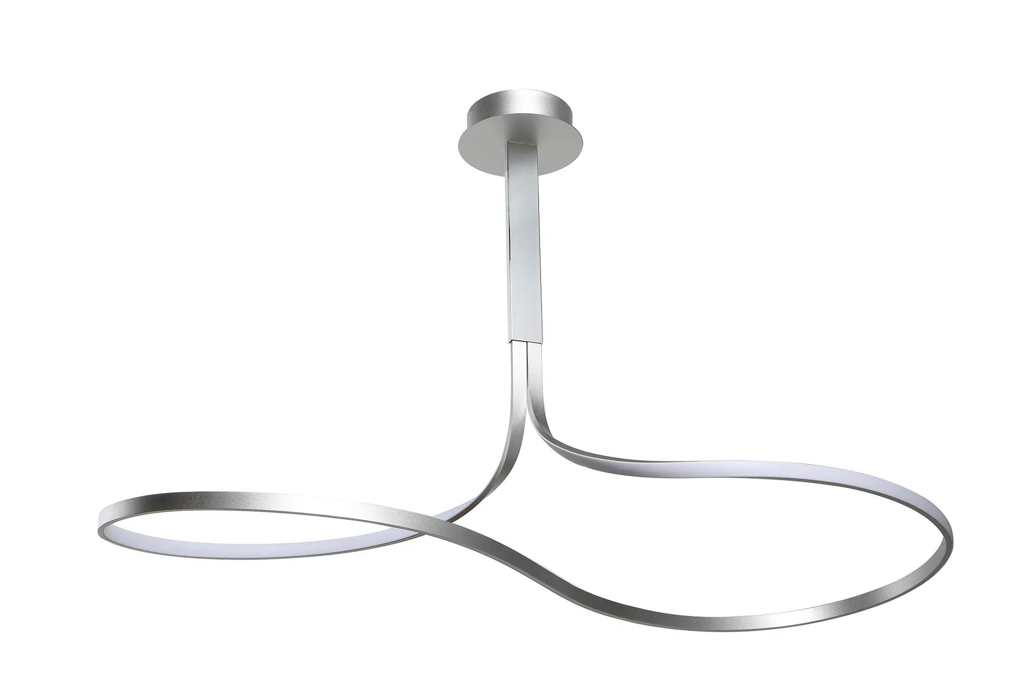 Nur Silver XL Ceiling Lights Mantra Semi Flush Fittings Nur Silver XL Ceiling Lights Mantra Semi Flush Fittings